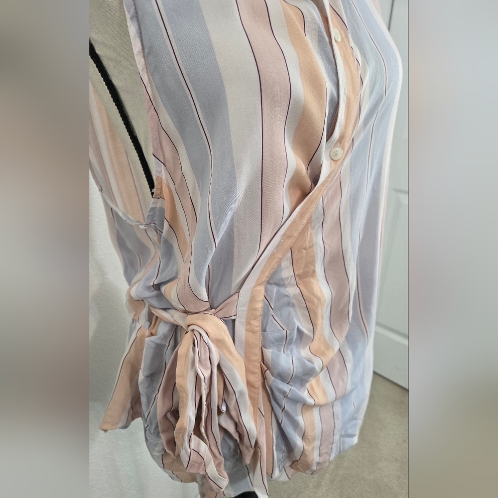 *NWT* FREE PEOPLE Ivory Combo Mackenzie Wrap Boho Fairycore Hipster, size M - Picture 5 of 9